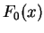 $F_0(x)$